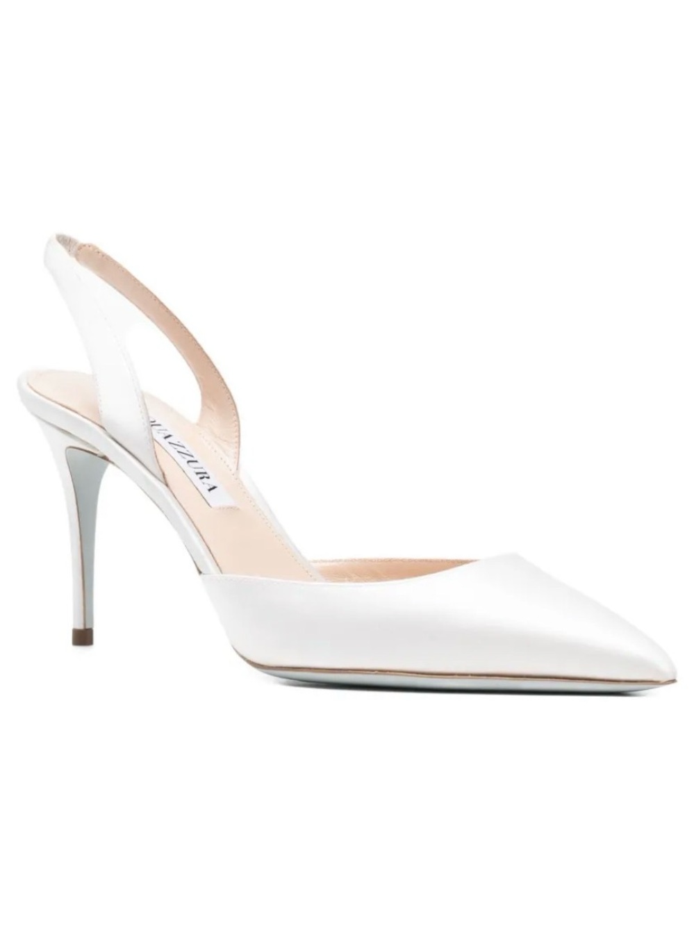 Aquazzura 85mm So Nude slingback pointed-toe pumps